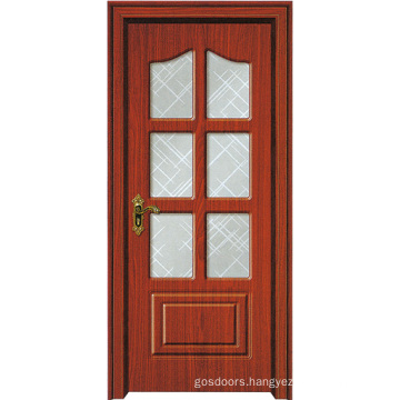 Wooden Door with Glass (WX-PW-174)